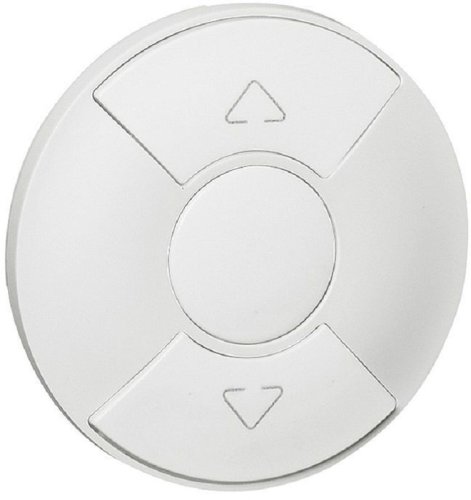 Лицевая панель Legrand Celiane для 2-кл. выключателя жалюзи белый картинка